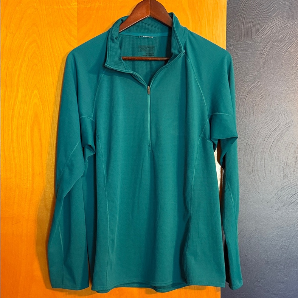Patagonia Teal Quarter-Zip Pullover